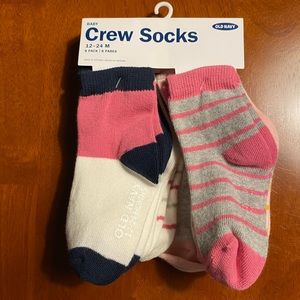 Old Navy NWT 8 Pack Crew Socks